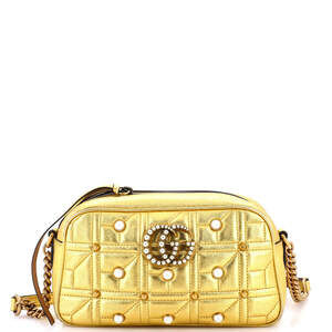 Gucci Pearly Gg Marmont Shoulder Bag #185730G11B
